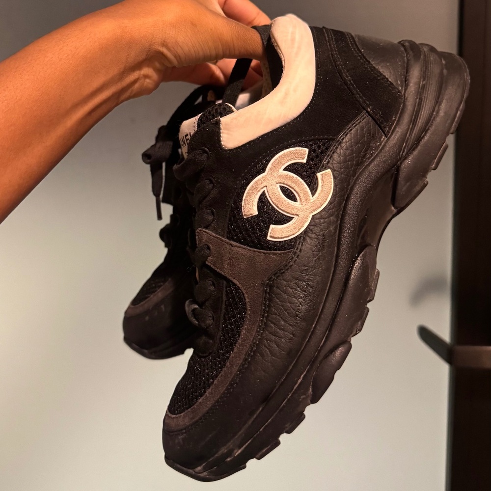 Authentic Chanel Sneakers Size 36 1/2